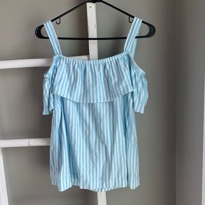 J.Crew off the shoulder top